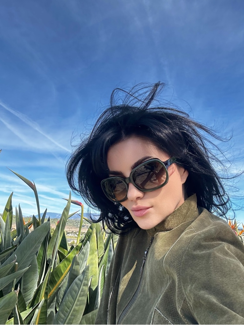 Paul Smith Green Frame with Green Gradient Lenses Sunglasses